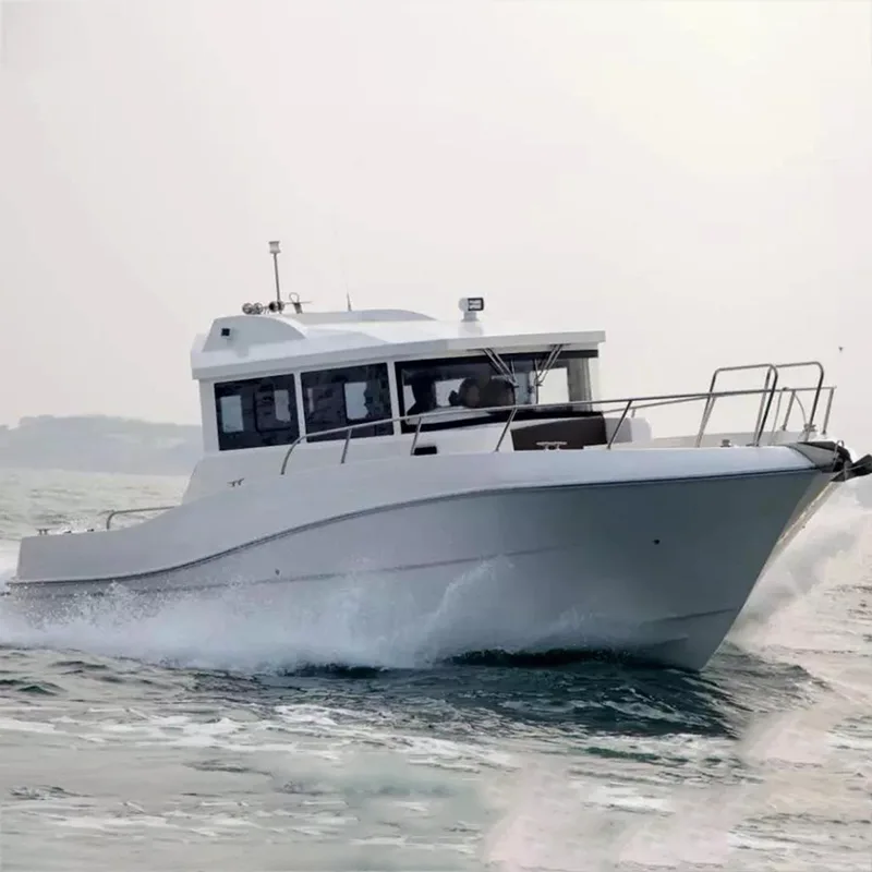 11.36m bota de pesca de fibra de vidrio
