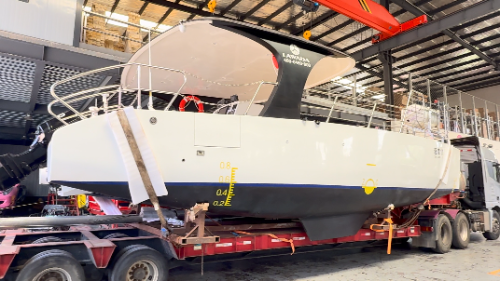 Navegando hacia adelante con excelente desempeño | Nuestro catamarán completa con éxito la prueba en el mar